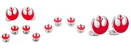 Star Wars Men's Rebel Alliance Symbol Cufflink and Stud Set